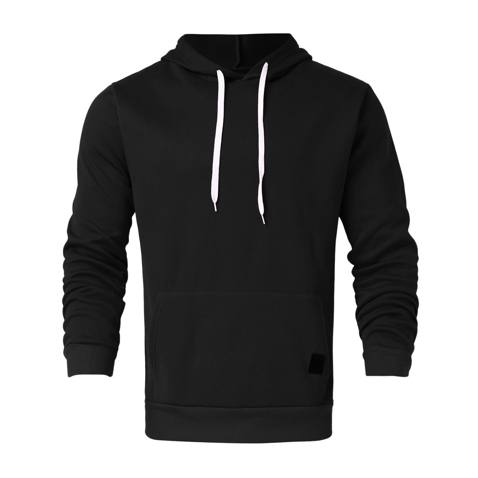 Mens Hoodies Pullover Mens Casual Hoodie Splicing Large Size Sweater