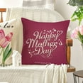 thumbnail image 1 of Bjutir Mother Day Linen Sofa Decoration Pillow Case Gift Cushion Cover Waist Pillow Case Letter Pillow Case, 1 of 4