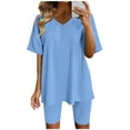 Bjutir Short Sets For Women Outfit Two Piece Outfits Short Sleeve Tops