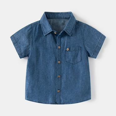 Bjutir Summer T-Shirts For Boys Toddler Girls Short Sleeve Solid T Shirt Tops Coat Clothes For 3-4 Years