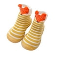thumbnail image 1 of Bjutir Toddler Baby Cartoon Shoes Animals Print Elastic Infant Baby Walkings Shoes Yellow 25(18-24 Months), 1 of 3