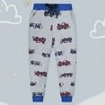 thumbnail image 1 of Bjutir Toddler Boy Girl Dinosaur Print Sweatpants Cotton Drawstring Elastic Waist Sport Jogger Pants With Pocket Casual Comfortable Fall Winter Kids Pants For 3T, 1 of 4