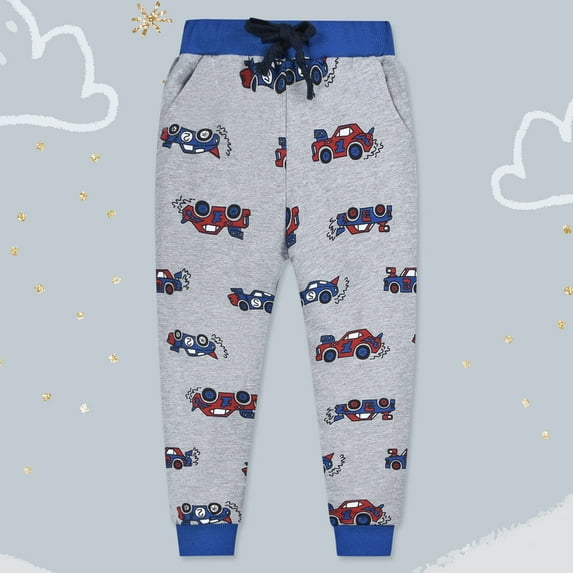 Bjutir Toddler Boy Girl Dinosaur Print Sweatpants Cotton Drawstring Elastic Waist Sport Jogger Pants With Pocket Casual Comfortable Fall Winter Kids Pants For 3T
