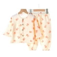 Bjutir Toddler Girls Pajamas Baby Kids Clothes Cartoon Thin Pajamas Set