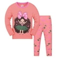 thumbnail image 1 of Bjutir Toddler Kids Baby Boys Girls Pajamas Cute Cartoon Dinosaur Print Long Sleeve Top Trousers Outfits Set Red Size 4-5 Years, 1 of 2