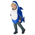thumbnail image 1 of Bjutir Toddler Kids Romper Jumpsuit Shark 3D Animals Outfit Halloween Cosplay Party Adorable Performance Dress Up Clothes For Boys Girls Size 1-6 Years Blue, 1 of 5