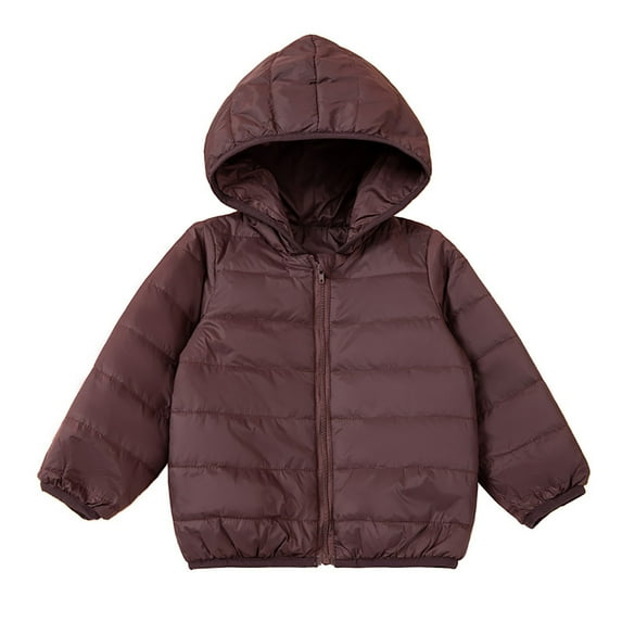 Bjutir Tops For Boys Baby Winter Coat With Hood Childrens Jacket Long Sleeve Lightweight Jacket Size 9-12 Months