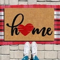 thumbnail image 1 of Bjutir Valentines Day Door Mat Floor Mat Welcome Front Door Mat Holiday Mat Polyester Rug, 1 of 4