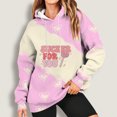thumbnail image 1 of Bjutir Valentines Day Women Tops 2024 Fashion Sweatshirt Printed Round Neck Long Sleeved Casual Hoodie, 1 of 5