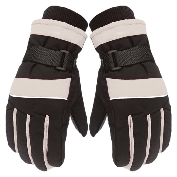 BJUTIR Winter Outdoor Kids Boys Girls Snow Skating Snowboarding Windproof Warm Ski Gloves