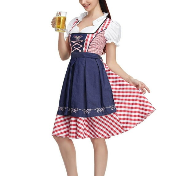 Bjutir Women'S German Dress Womens Oktoberfest Dress Body Sculpting Stage