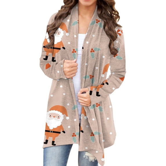Bjutir Womens Cardigans Lightweight 2024 Autumn Winter Fashion Sweater Knitted Cardigan Thin Coat Loose Coat Sweater Cardigan Khaki