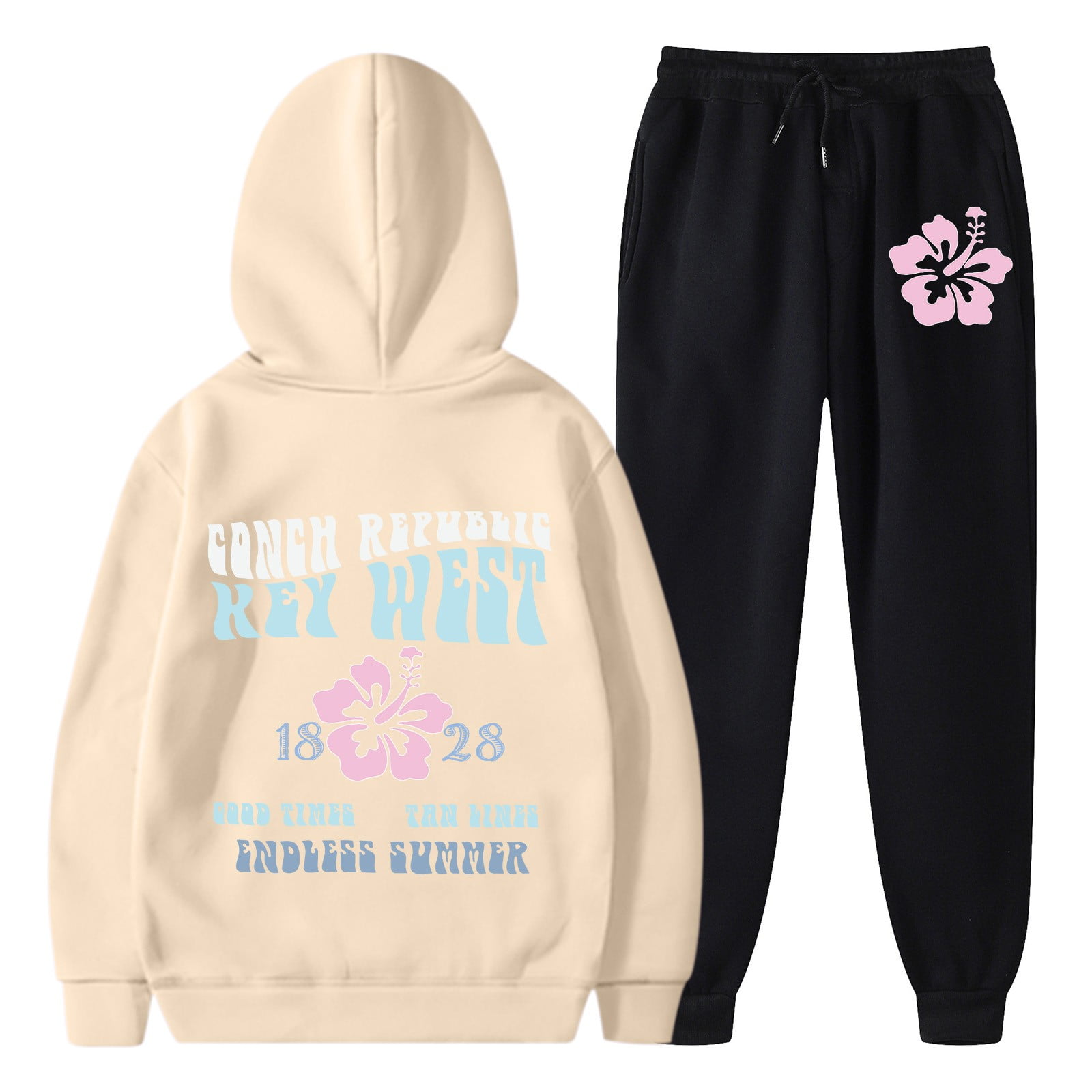 Bjutir Womens Outfit Set Two Piece Outfits Sets Hoodie Sweatshirt And