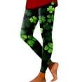 thumbnail image 1 of Bjutir Womens St. Patrick'S Day Leggings Tights Women Print Tights Leggings Control Yoga Sport Leggings For Women High Waisted Leggings, 1 of 4