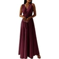 thumbnail image 1 of Bjutir Womens Summer Casual Sleeveless High Waist Long Dress Boho Dress Evening Dress Womens Fall Formal Dresses, 1 of 8