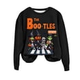 Bjutir Womens Sweatshirts Halloween Sweatshirt Funny Pumpkin Skeleton