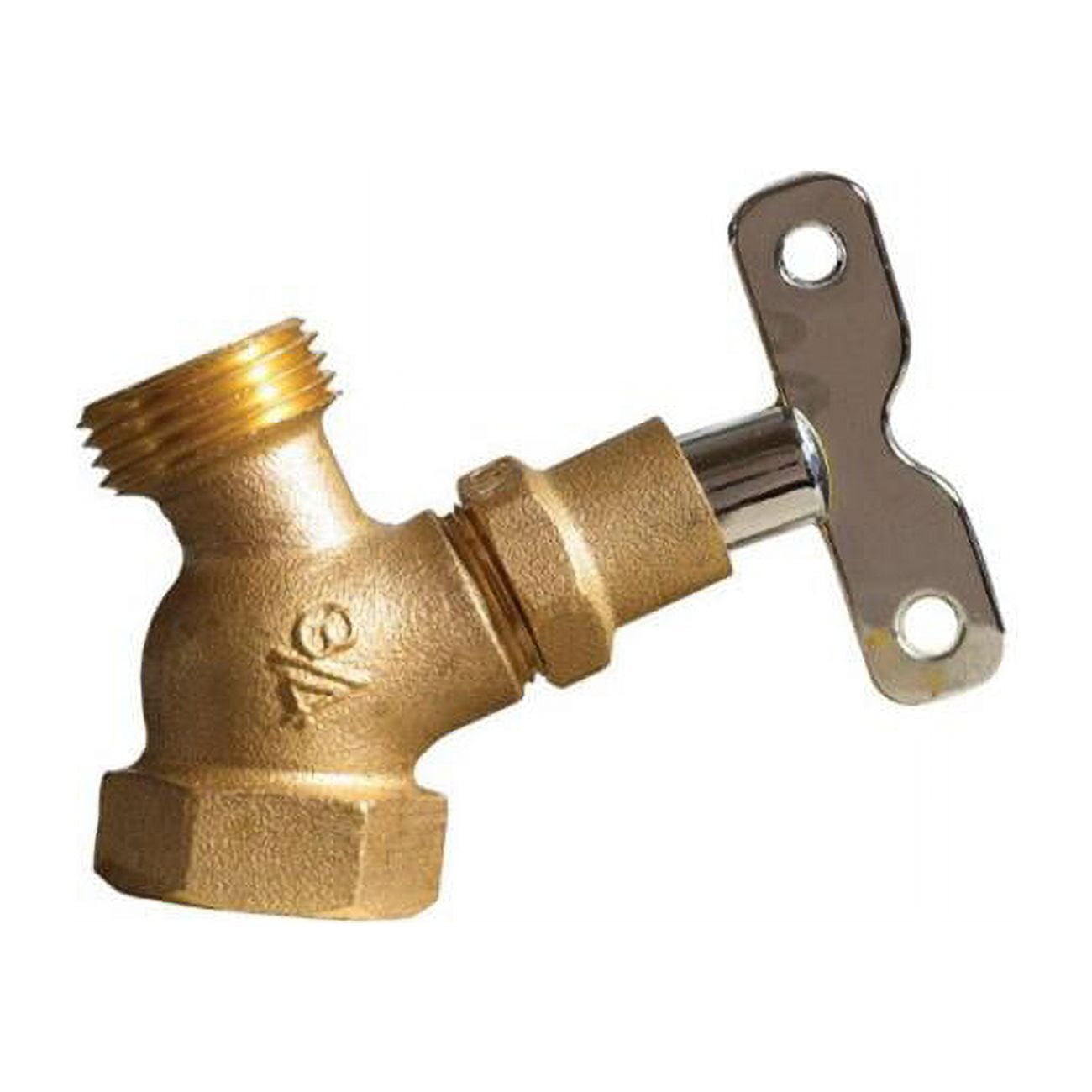 3/4-Inch Brass and Chrome Plated Sillcock Valve with Loose Key