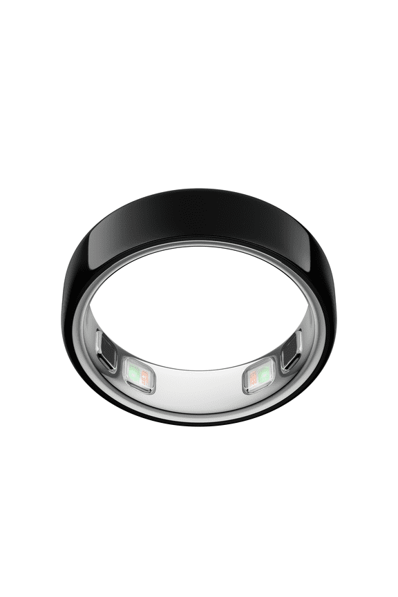 Ring 5 - Black - Size 8 - World’s Smallest Smart Ring - Sleep, Activity, Women’s Health, AI Advisor, 1 Week of Battery Life, Size Before You Buy, Android & iOS Compatible 