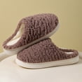 thumbnail image 1 of Bkhluea Cozy Slippers for Women Men Indoor and Outdoor Fuzzy House Shoes with Memory Foam Anti-Skid Sole Gifts for Women Mom Ladies, 1 of 5