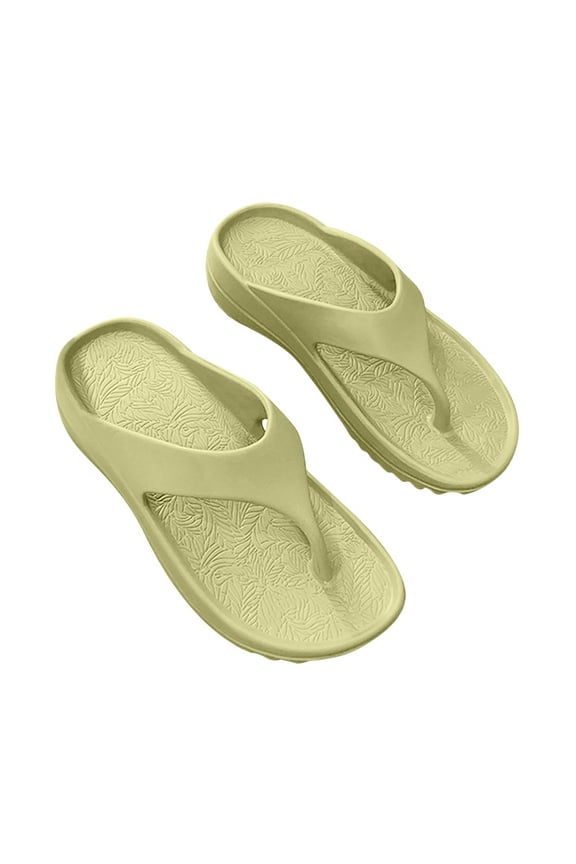 Orthopedic Sandals Flip Flops for Women Arch Support Pillow Soft Recovery Thong Sandals Spa Summer Beach Slides