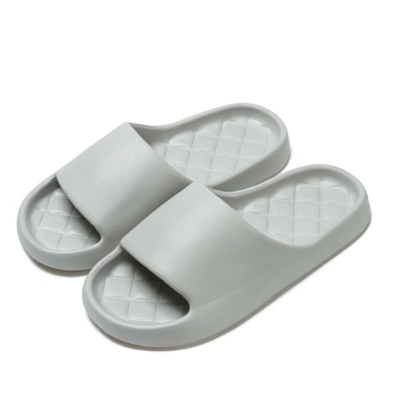 Bkhluea Shower Slippers for Women Men, Quick Drying Lightweight Non Slip Open-toe EVA Travel-friendly Breathable Shoes Slide Slippers for Bathroom,House Slipper,Outdoor