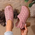 thumbnail image 1 of Bkhluea Women Geometric Cutout Slingback Platform Block Heel Sandals Comfortable Footwear For Office Party Casual Outdoor Daily Activities, 1 of 7