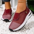 thumbnail image 1 of Bkhluea Women Mesh Breathable Slip-On Sneakers Comfortable Footwear For Daily Travel Outdoor Activities, 1 of 7