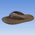 thumbnail image 1 of Bkhluea Women Ribbed Footbed EVA Flip Flops Slip On Comfortable Footwear For Indoor Outdoor Beach Shower Casual Activities, 1 of 6