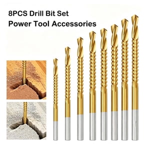 Bklubk 8 Pcs Drill Bit Set Power Tool Accessories