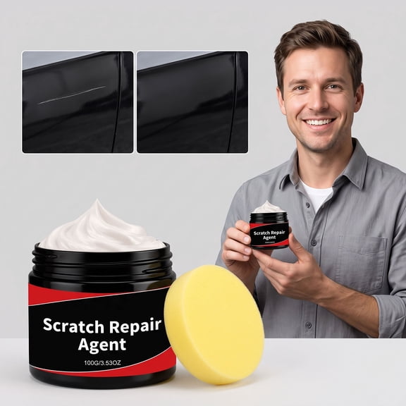 Bklubk Car Scratch Remover Wax Auto Paint Repair Wax Minor Scratch Swirl Mark Remover For Car Paint Car Paint Imperfection Repair Polish