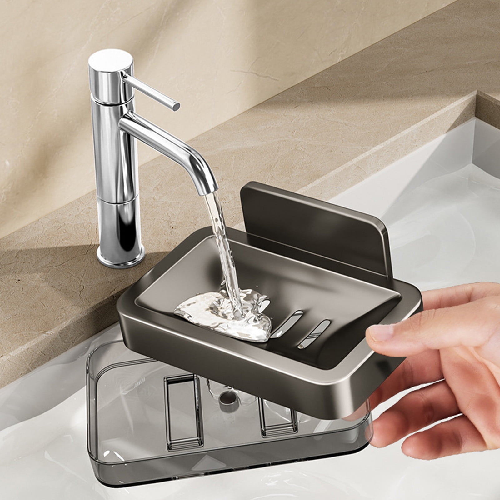 Bklubk Deals Clearance Under 5 Soap Stand Soap Dish With Drainage Soap