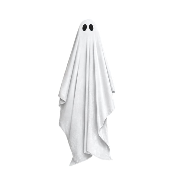 Bklubk Halloween Mirror Ghost Decal Sticker Spooky White Sheet Ghost Window Wall Decal Removable Waterproof Ghost Sticker For Mirror Door Glass Window Indoor Home Ha