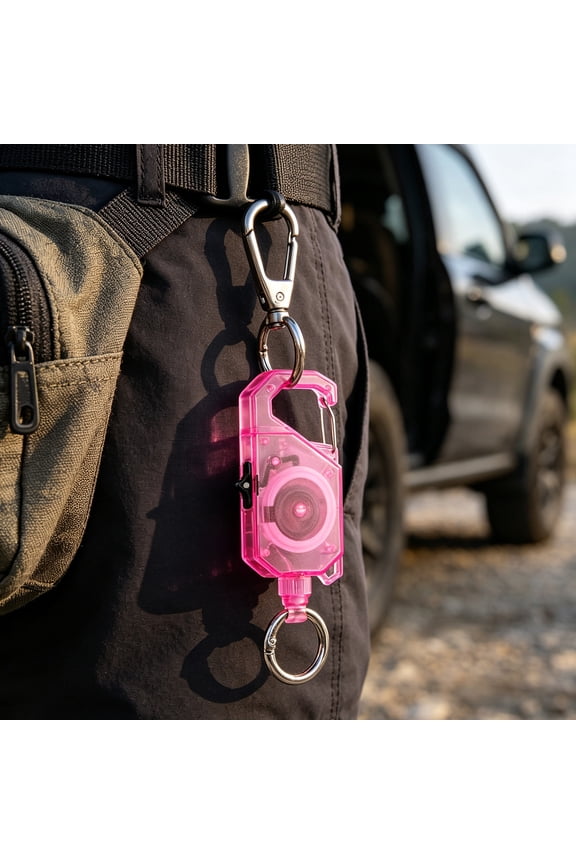 Retractable Key Chain Fishing Snap Swivel Rod Lanyard Outdoor Fishing Snap With