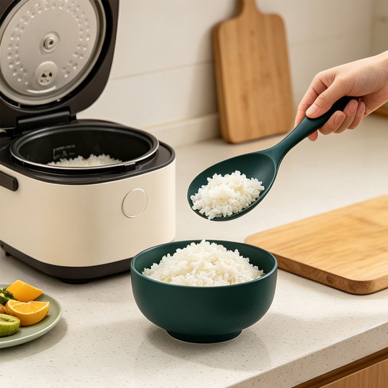 Bklubk Silicone Rice Spoon Rice Paddle Non Stick Rice Spoon Heat ...