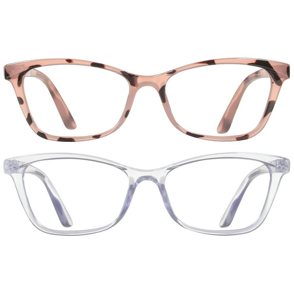 Bklyn, Marcy +3.00, Adult, Womens, Plastic Reading Glasses & Pouches Value Pack , 2 Ea