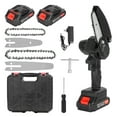 thumbnail image 1 of Bkn 6 Inch Mini Cordless Chainsaw Portable Handheld Electric Chainsaw with 2 Battery, Cordless Chain Saw with Security Lock for Tree Trimming, Wood Cutting, 1 of 12