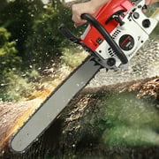 Bkn Gas Chain Saw Wood Chainsaw Cordless Petrol Saw Handheld Chainsaw,58cc 2-Stroke Powerful High Power Multifunction 58 Cubic Centimeter Rust Resistant for Wood Cutting 20-Inch