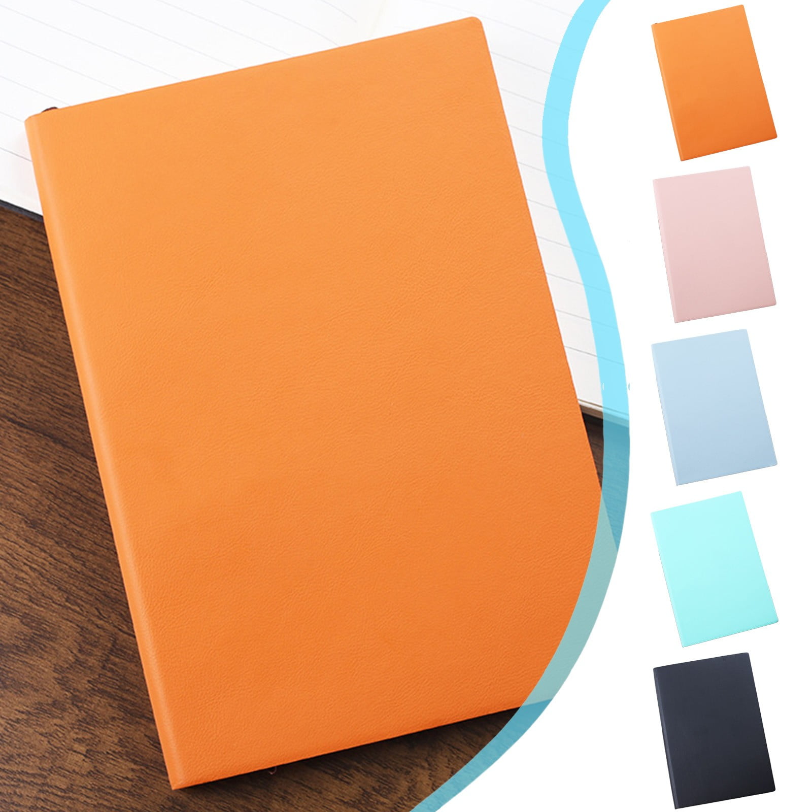 Bksdlh A5 Hardcover Notebook, 8.5 x 5.7 Inches, 450g Thick Paper ...