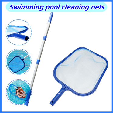 Bksdlh Telescopic Swimming Pool Cleaning Net with 90cm Rod – Durable Ultra-Fine Mesh for Fast Spa, Pond & Pool Debris Removal
