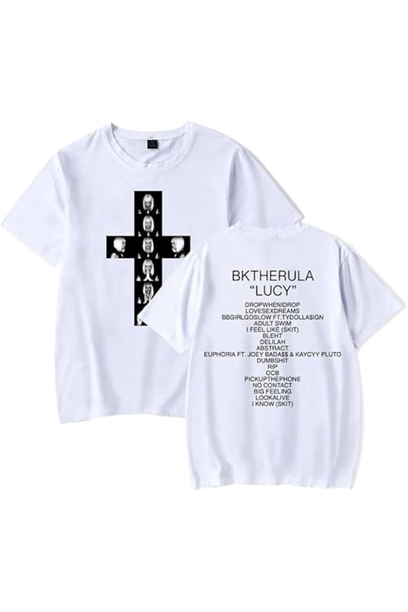 Bktherula Merch T-shirt Summer New Fashion Printed Women Men Casual Short Sleeve