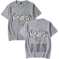 thumbnail image 1 of Bktherula T-shirt Trendy And Fashionable Round Neck Hip-hop Short Sleeved Personalized Printed Cool T-shirt, 1 of 2