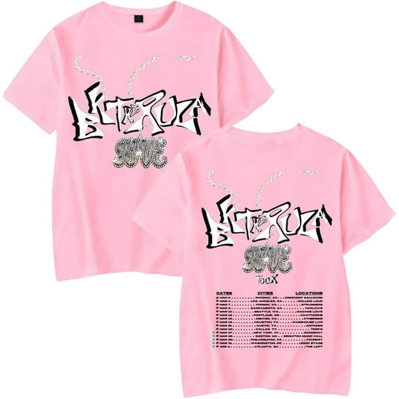 Bktherula Unisex Streetwear Short Sleeve T-Shirts Crewneck Stylish Graphic Tees for Men & Women