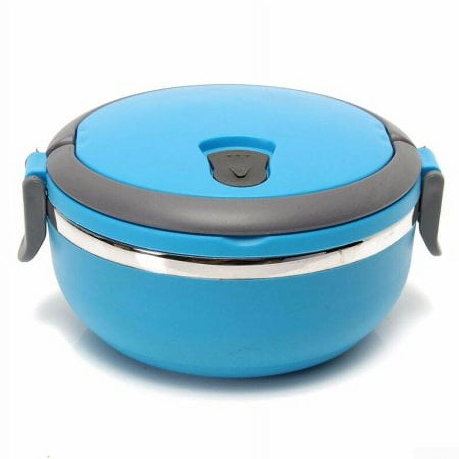 Bkuxy Portable Food Warmer Kids School Lunch Box Thermal Insulated Food