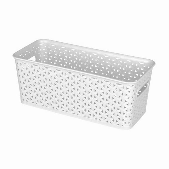 Bl - Y-Weave Half Medium Decorative Storage Basket