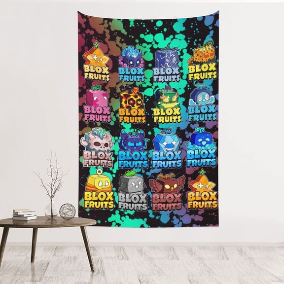 Bl-ox Fruit Tapestry 60 x 40 Wall Hanging Tapestries Art Banner for Bedroom Dorm Living Room Decorate