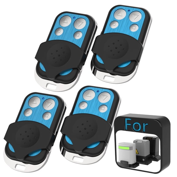 Bltezeit Remote Control for ME-GO & ME-BG Automatic Sliding Gate Opener (32-bit Board), 433MHz Driveway Gate Motor Hardware Accessory 4pcs