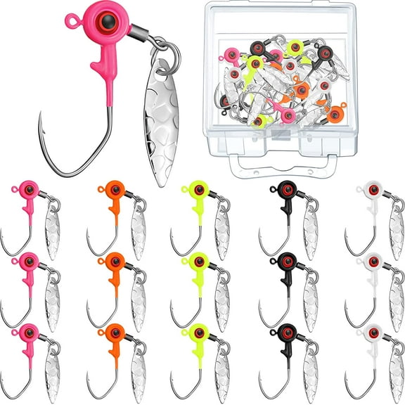 Bla Current Jig Heads Fishing Lure for Catfish, 15-Count