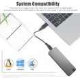 thumbnail image 1 of BlacK Large Capacity 1 T External Storage Data Hard Drive PC/Laptop, 1 of 1