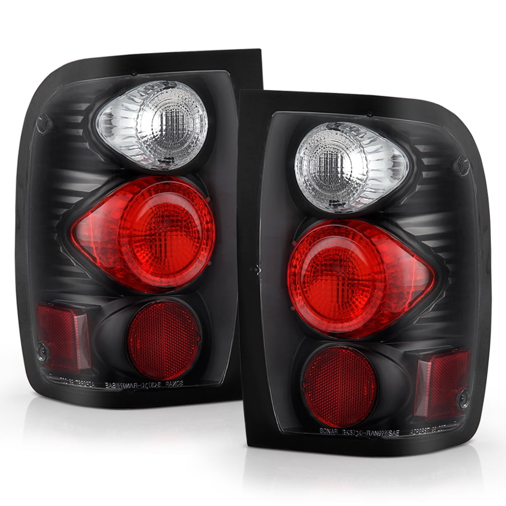 Ford Ranger Step Lights Black 01-05 Ford Ranger Pickup Altezza Tail Lights Lamps Left+Right ...