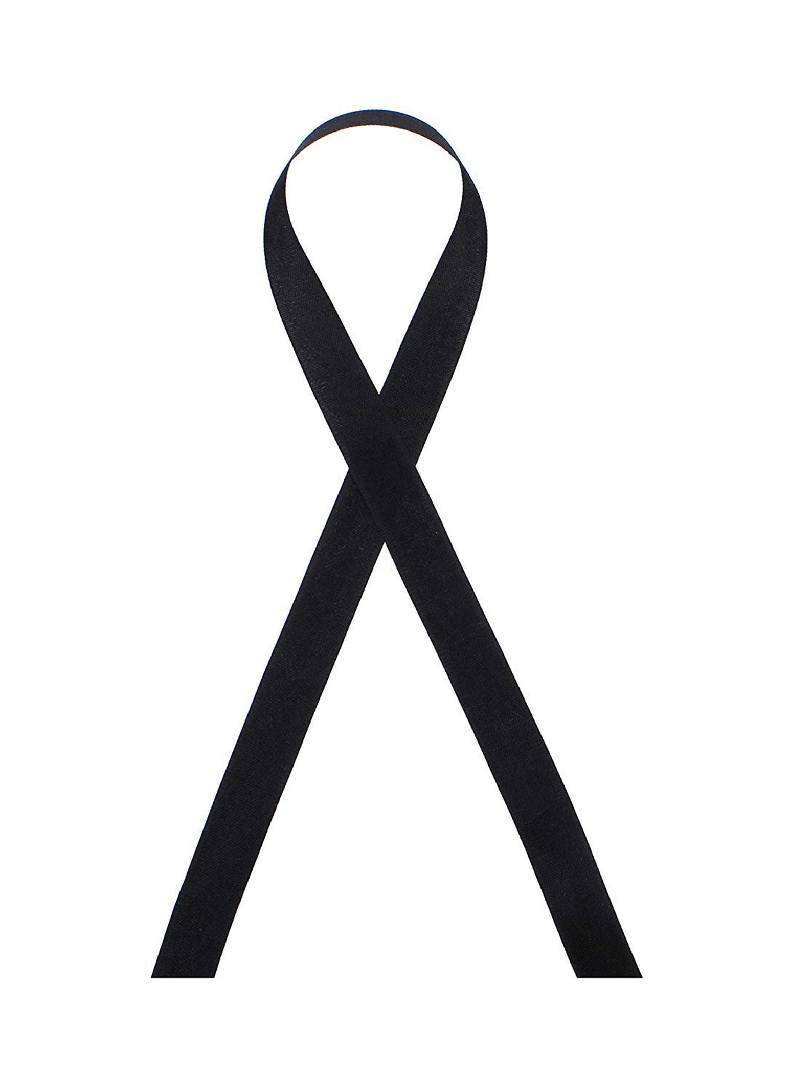 Black 055 Rayon Seam Binding 2.0 Ribbon - 1/2" - 100 Yards